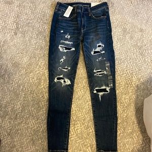 American eagle low rise next level stretch jeans